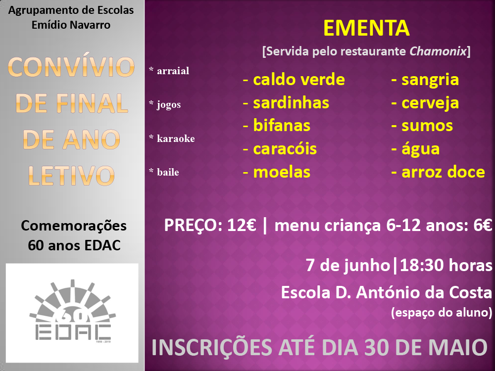 Convivio EDAC 60 anos