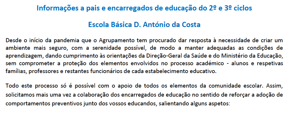 comunicado n 1A